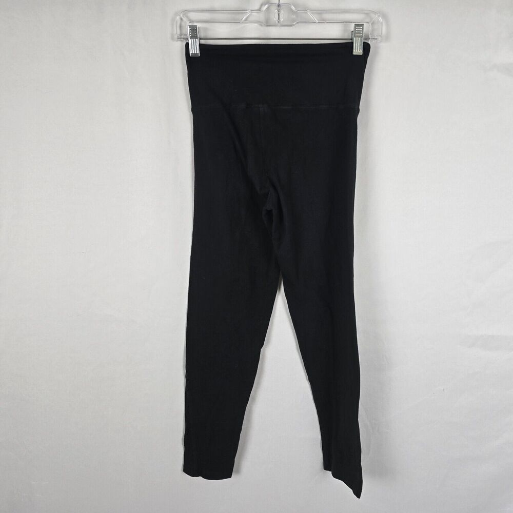 Pink Victoria's Secret Leggings Women's Small Black Skinny Stretch Crop Pants